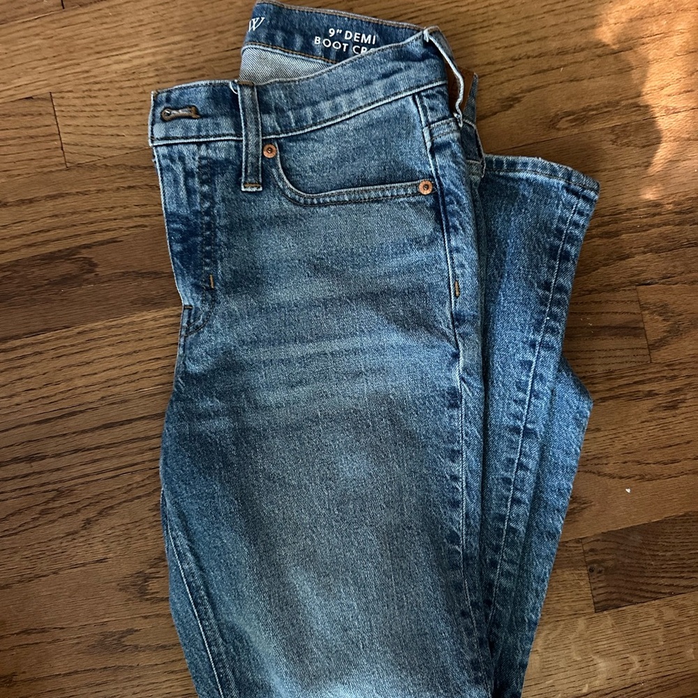 J. Crew Women's Boot Cut Jeans in Blue